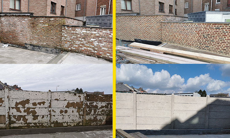 Félix M. Façades srl, rénovation de façade à Herve