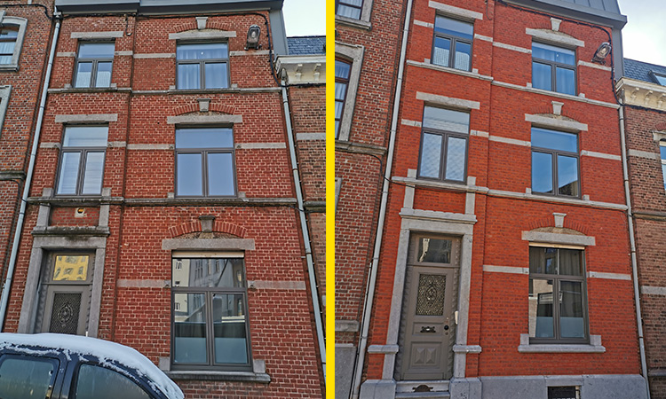 Félix M. Façades srl, rénovation de façade à Herve