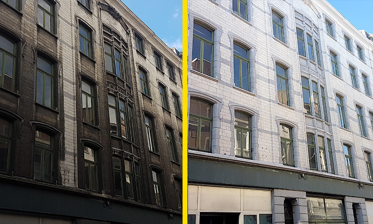 Félix M. Façades srl, rénovation de façade à Humblet