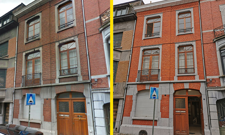 Félix M. Façades srl, rénovation de façade à Liège